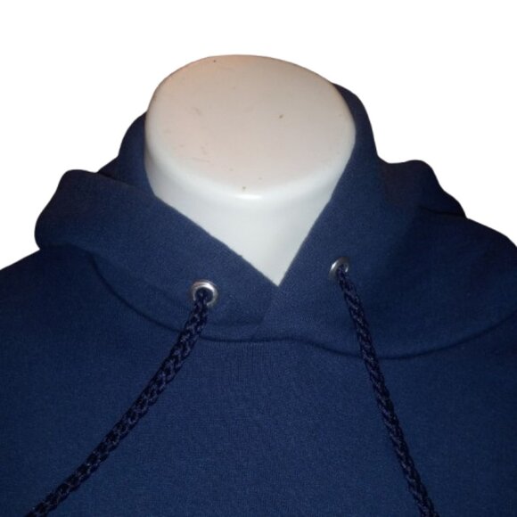 Notre Dame Mens XL Irish Fighting Life Cancer Blue Hoodie Sweatshirt - Picture 2 of 10